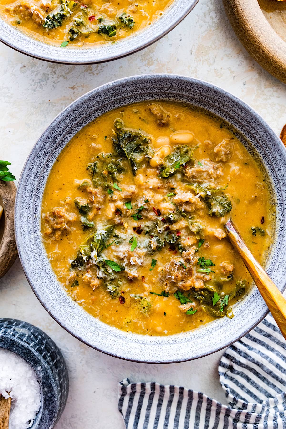 Satisfying Sausage Kale White Bean Soup: Your Cozy Fall Meal